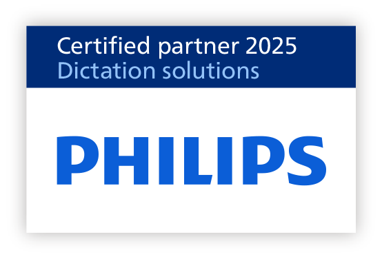 PHILIPS Dictaction solutions Certified Partner 2025 